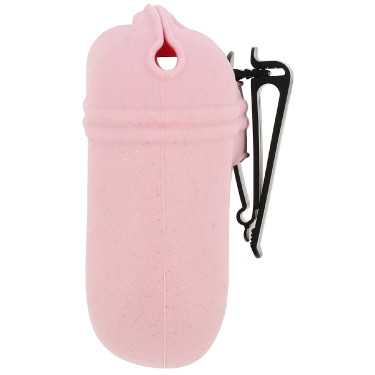 Borsetta porta-leccornie in silicone Je t'aime Equithème Rosa