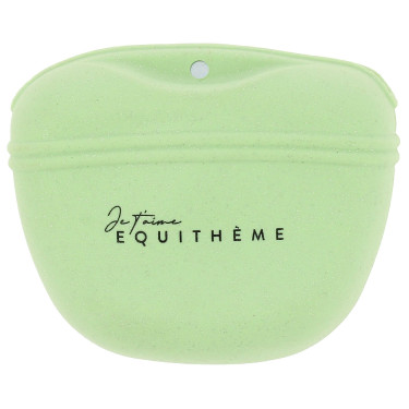 Borsetta porta-leccornie in silicone Je t'aime Equithème Verde / menta Borsetta porta-leccornie in silicone Je t'aime Equithème Verde / menta