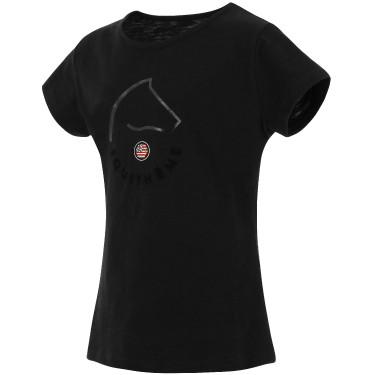 T-shirt da bambino EQUITHÈME "Claire" Nero T-shirt da bambino EQUITHÈME "Claire" Nero