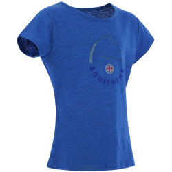 T-shirt da bambino EQUITHÈME "Claire" Blu Monaco