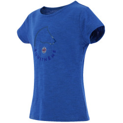 T-shirt da bambino EQUITHÈME "Claire" Blu Monaco