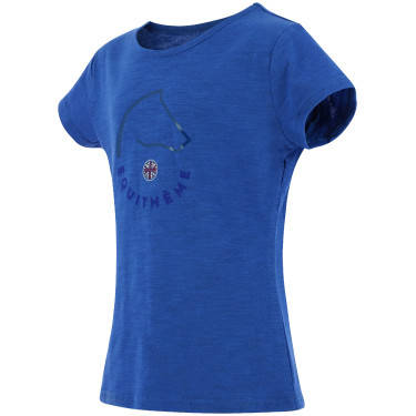T-shirt da bambino EQUITHÈME "Claire" Blu Monaco T-shirt da bambino EQUITHÈME "Claire" Blu Monaco