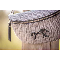 Marsupio Pénélope Chevron Nero