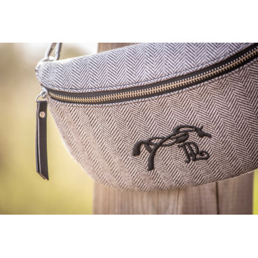 Marsupio Pénélope Chevron Nero