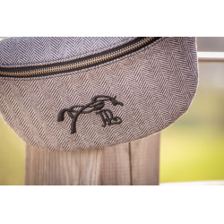 Marsupio Pénélope Chevron Nero