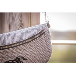 Marsupio Pénélope Chevron Nero