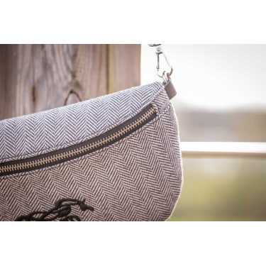 Marsupio Pénélope Chevron Nero