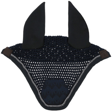 Cuffia anti-mosche Equithème Brocart Marina Blu marino