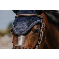 Cuffia anti-mosche Equithème Brocart Marina Blu marino