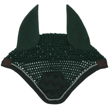 Cuffia anti-mosche Equithème Brocart Verde scuro