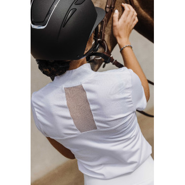 Polo Equithème Riyadh Bianco