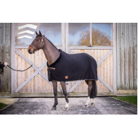 Coperta in pile Diagonal Paddock Sport Nero