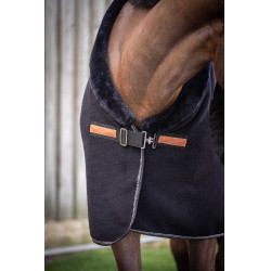 Coperta in pile Diagonal Paddock Sport Nero