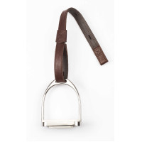 Staffili Bates in cuoio/sintetico con ganci