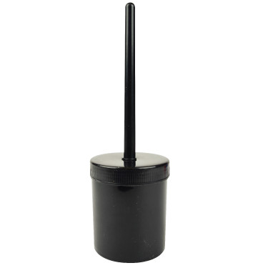 Pennello per zoccoli con barattolo Nero