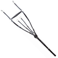 Collier chasse  Privilege Equitation Royan Noir Collier chasse  Privilege Equitation Royan Noir
