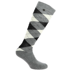 Calze Equithème Argyle donna Grigio / écru Calze Equithème Argyle donna Grigio / écru