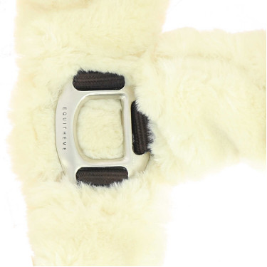 Capezzina Equithème Teddy Cioccolato / écru Marrone