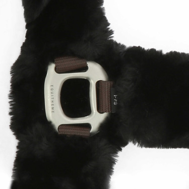 Capezzina Equithème Teddy Nero / marrone