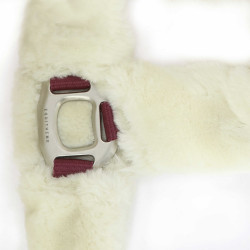 Capezzina Equithème Teddy Bordeaux / écru