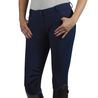 Pantaloni MILLAU bambino Privilege Equitazione Blu navy