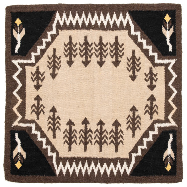 Tappeto navajo Westride by Franck Perret Sioux Marrone / beige