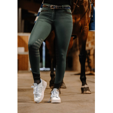 Pantaloni Equithème Safir Verde foresta