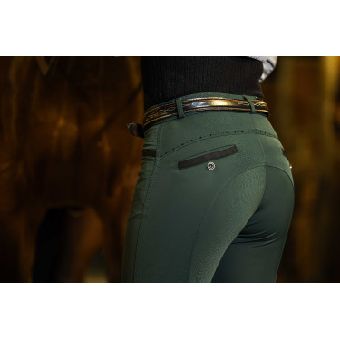 Pantaloni Equithème Safir Verde foresta