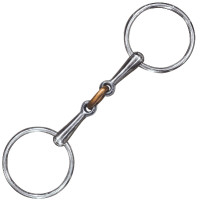 Filet 2 anelli Doppia Rottura Privilege Equitazione Inox / oliva rame