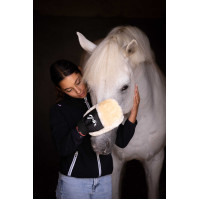 Guanto per la strigliatura Pénélope Nero