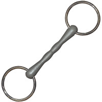Filet 2 anelli resina Privilege Equitation Grigio