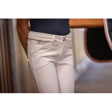 Pantaloni Eden by PL Point Sellier Bianco