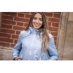 Impermeabile Pénélope RainShort Artic Blu