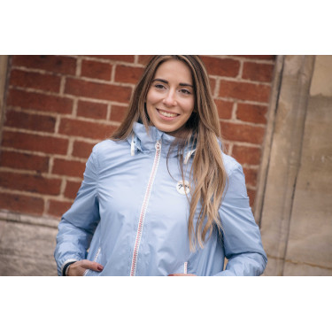 Impermeabile Pénélope RainShort Artic Blu