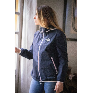 Impermeabile Pénélope RainShort Marina Blu marino