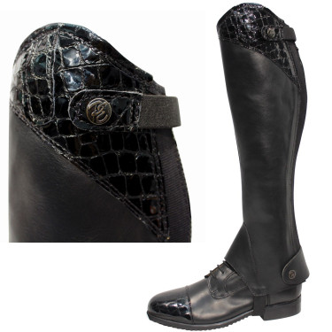 Mini chaps VENEZIA Privilege Equitazione Nero