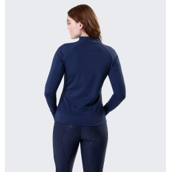 Polo 1/4 zip Horseware invernale Strive donna Marina Blu marino Polo 1/4 zip Horseware invernale Strive donna Marina Blu marino