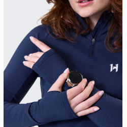 Polo 1/4 zip Horseware invernale Strive donna Marina Blu marino Polo 1/4 zip Horseware invernale Strive donna Marina Blu marino