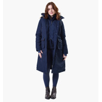Cappotto Horseware Newmarket donna Marina Blu marino