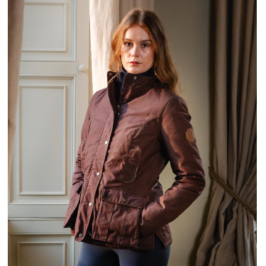 Cappotto cerato Horseware Newmarket donna Marrone Horseware Cappotto cerato Horseware Newmarket donna Marrone Horseware