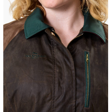Cappotto cerato Horseware 40° anniversario donna Baio heritage / verde Rambo