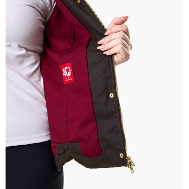 Cappotto cerato Horseware 40° anniversario donna Baio heritage / verde Rambo