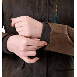 Cappotto cerato Horseware 40° anniversario donna Baio heritage / verde Rambo