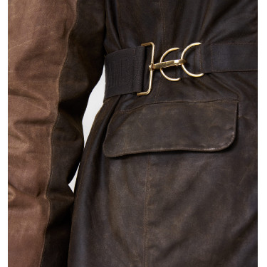 Cappotto cerato Horseware 40° anniversario donna Baio heritage / verde Rambo