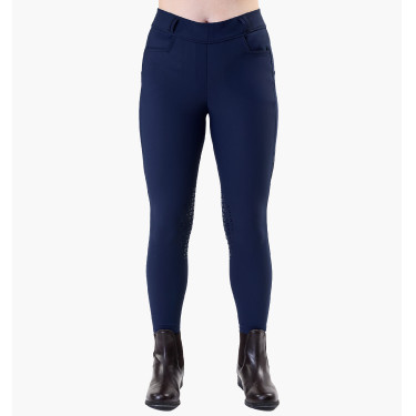 Leggings Easefit Hybrid Horseware con grip al ginocchio da donna Marina Blu marino