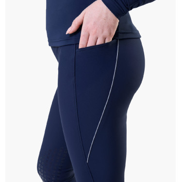 Leggings Easefit Hybrid Horseware con grip al ginocchio da donna Marina Blu marino