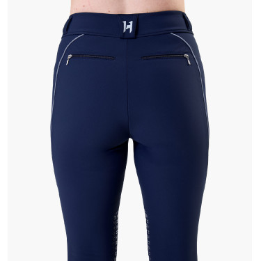 Leggings Easefit Hybrid Horseware con grip al ginocchio da donna Marina Blu marino