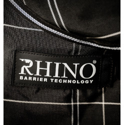 Coperta Horseware Rhino Turnout Bundle liner 0 g e 200 g Quadri nero / nero e bianco
