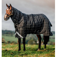 Coperta Horseware Rhino Turnout Bundle liner 0 g e 200 g Quadri nero / nero e bianco Motivi