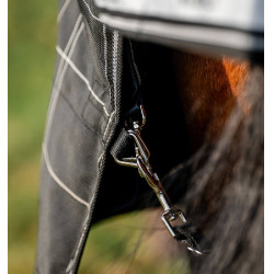 Coperta Horseware Rhino Turnout Bundle liner 0 g e 200 g Quadri nero / nero e bianco Motivi